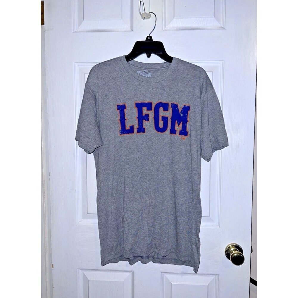 NWT Breaking T LFGM New York Baseball Gray TShirt Sz L